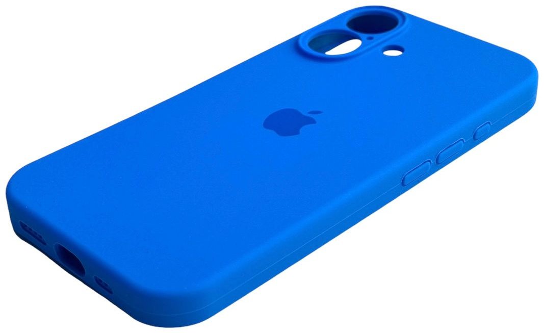 Чехол для Apple iPhone 16 синий купить,598
