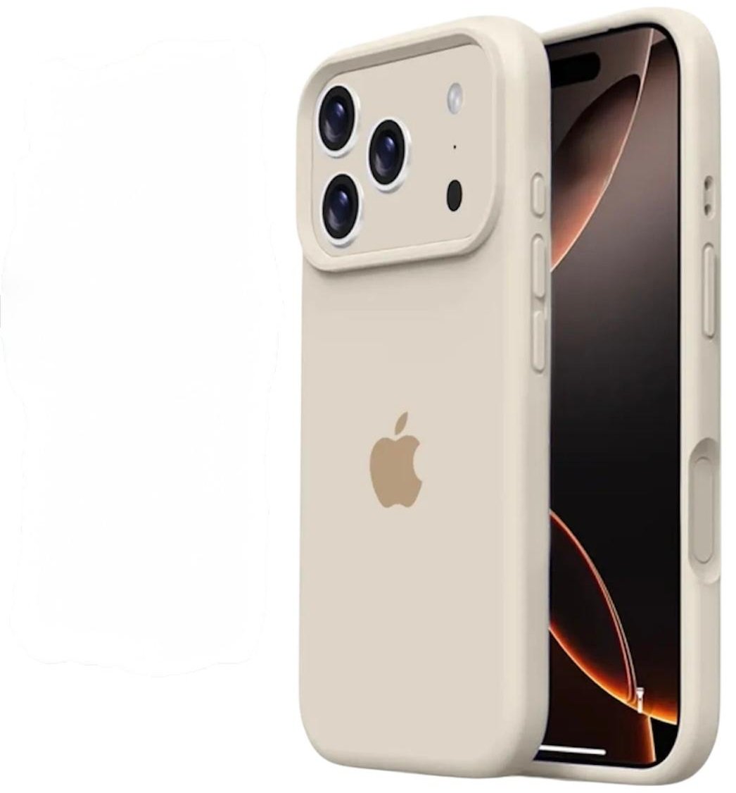 Чехол для Apple iPhone 17 Pro Max бежевый купить,1479