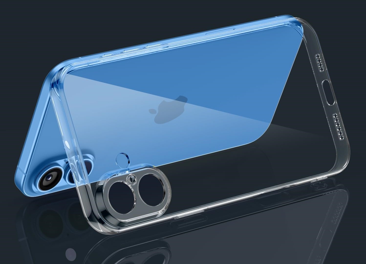 Чехол для Apple iPhone 16 Plus прозрачный купить,329