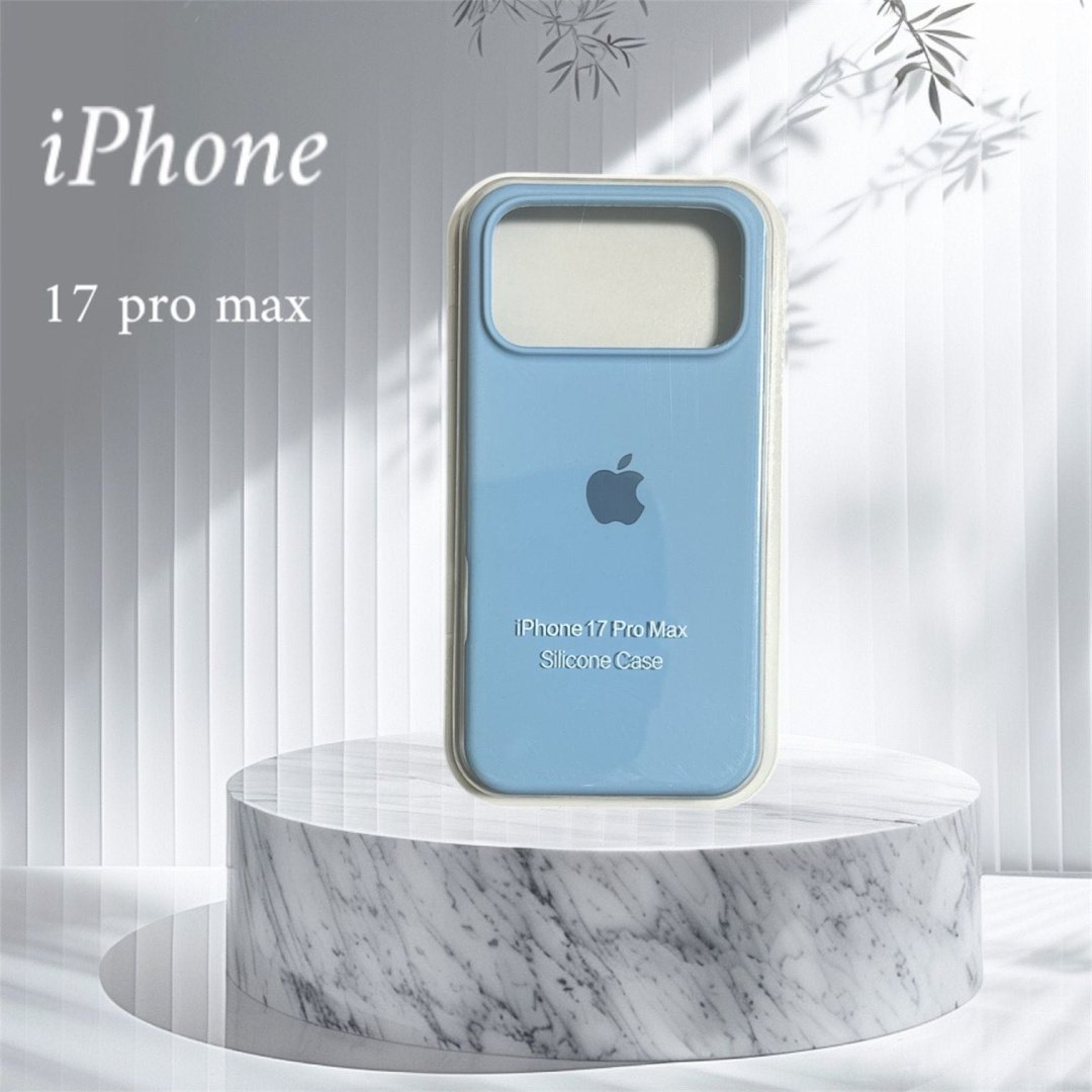 Чехол для Apple iPhone 17 Pro Max голубой купить,749