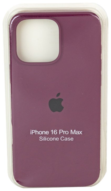 Чехол для Apple iPhone 16 Pro Max бордовый купить,780
