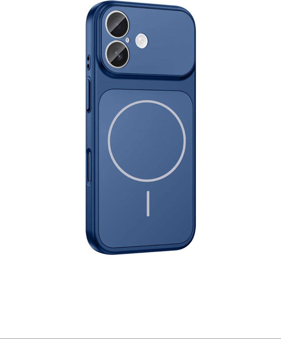 Чехол Brand & Belt для Apple iPhone 16 синий купить,1132