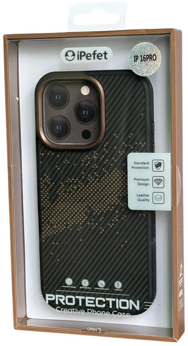 Чехол для Apple iPhone 16 Pro коричневый купить,7570