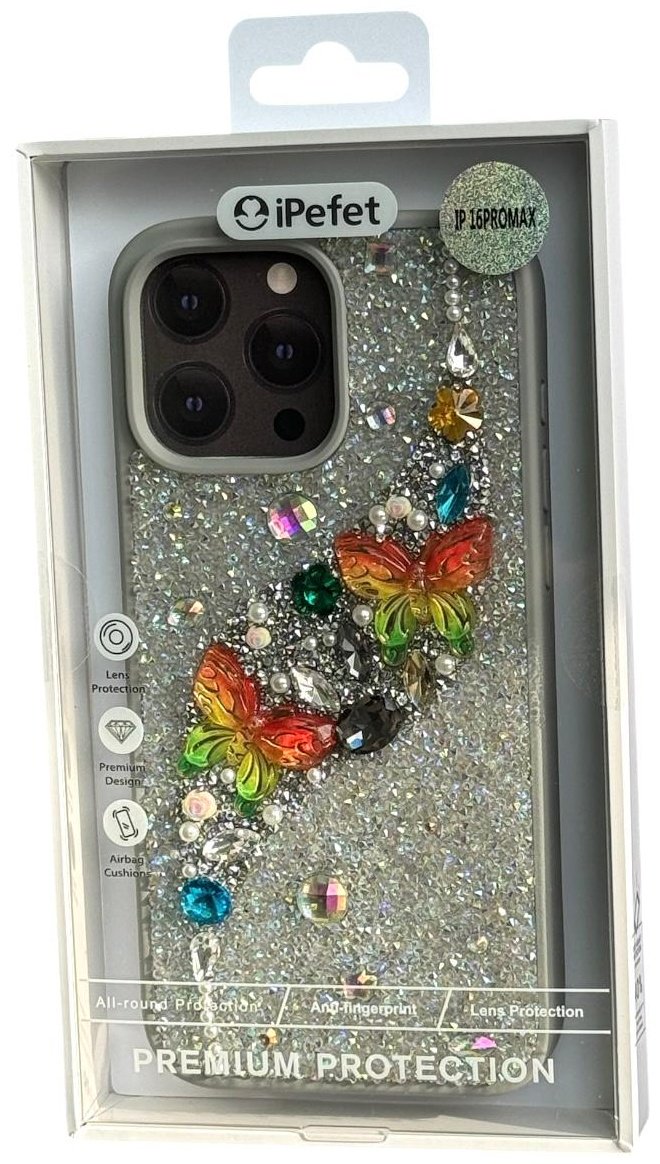 Чехол для Apple iPhone 16 Pro Max серебряный купить,7570