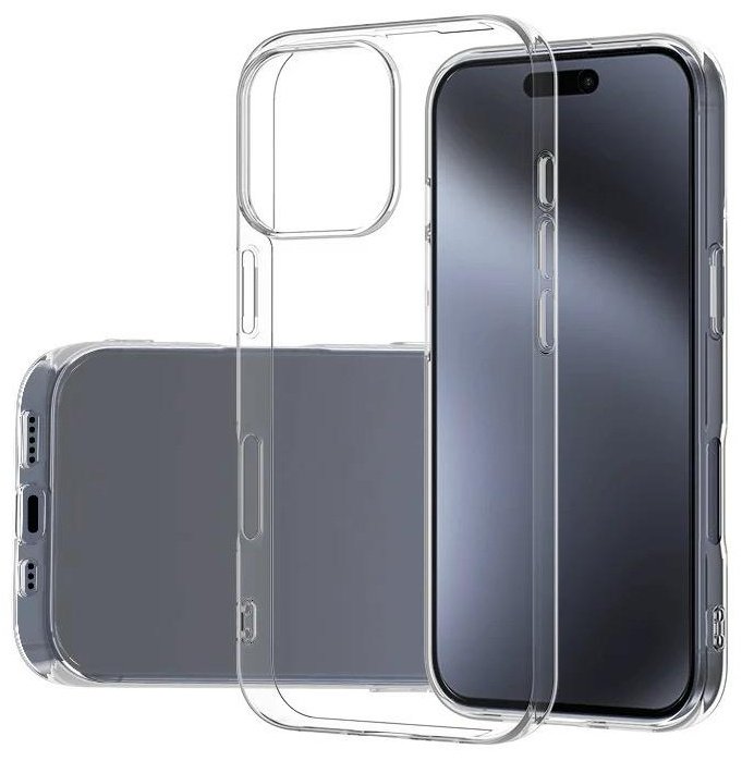 Чехол для Apple iPhone 16 Pro Max прозрачный купить,320