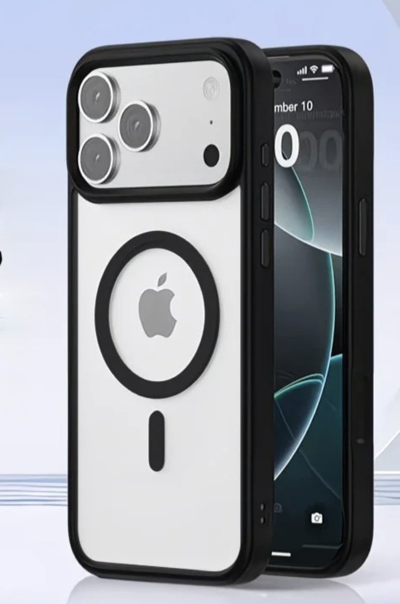 Чехол для Apple iPhone 17 Pro Max черный купить,1943