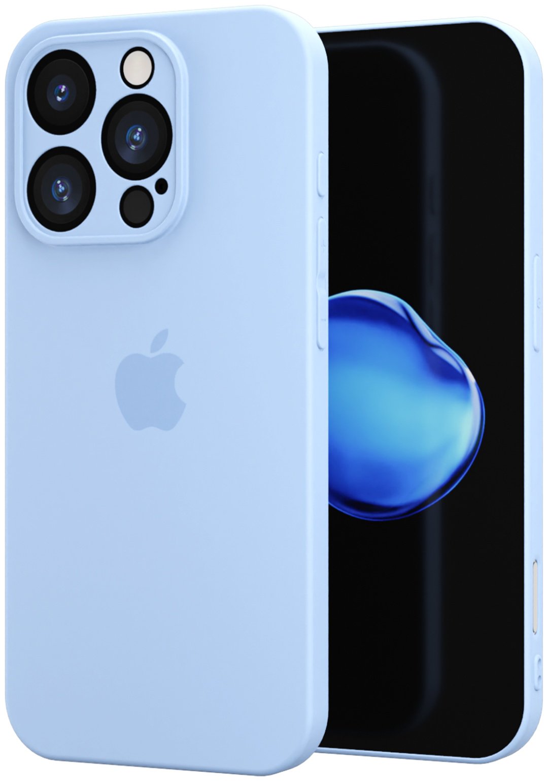 Чехол Mcover для Apple iPhone 16 Pro голубой купить,848