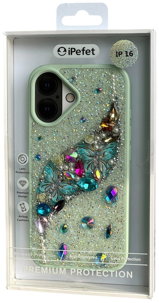 Чехол для Apple iPhone 16 мятный купить,7570