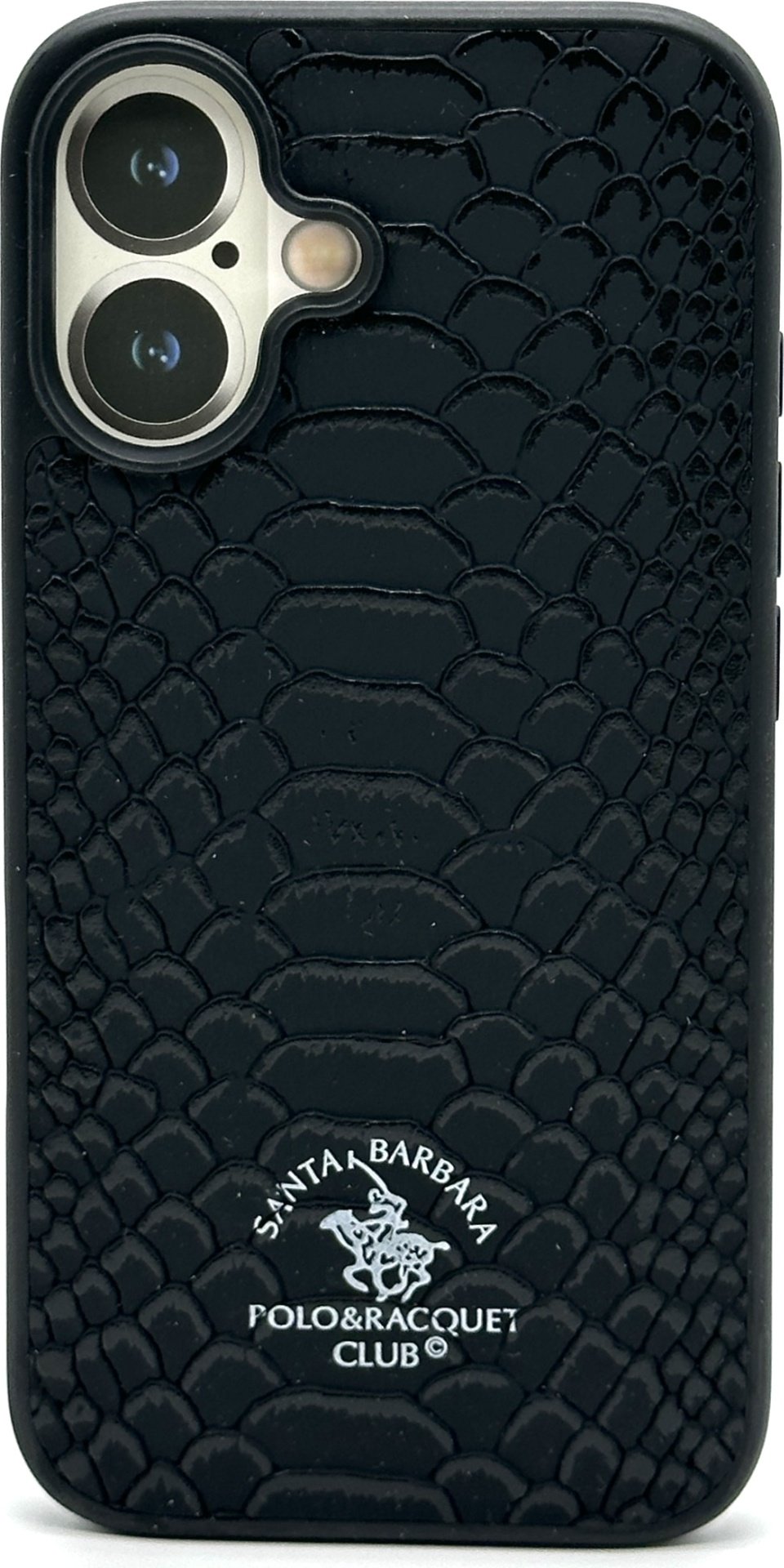 Чехол Santa Barbara Polo & Racquet Club для Apple iPhone 16 черный купить,2548