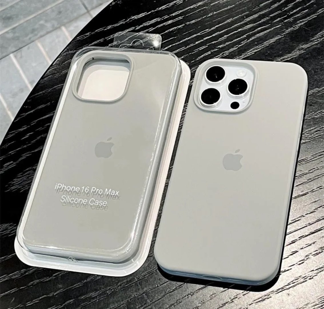 Чехол для Apple iPhone 16 Pro Max серый купить,945