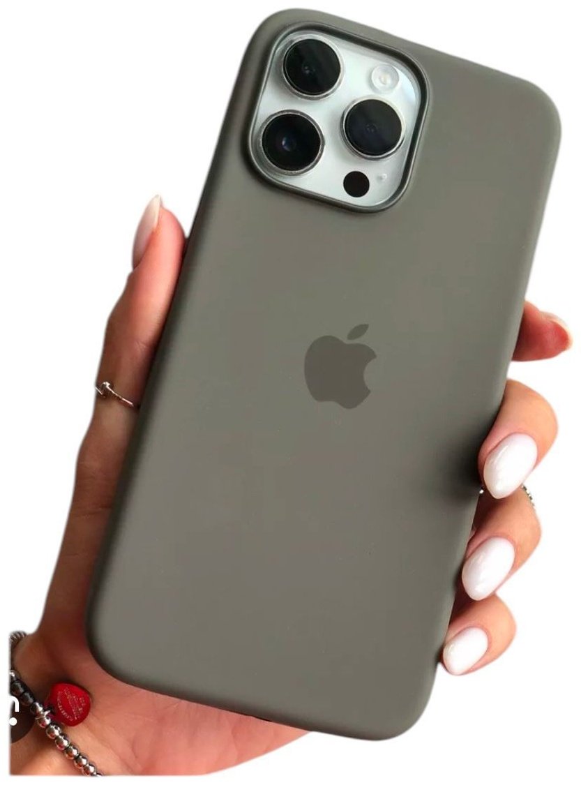 Чехол для Apple iPhone 16 Pro Max серый купить,4938