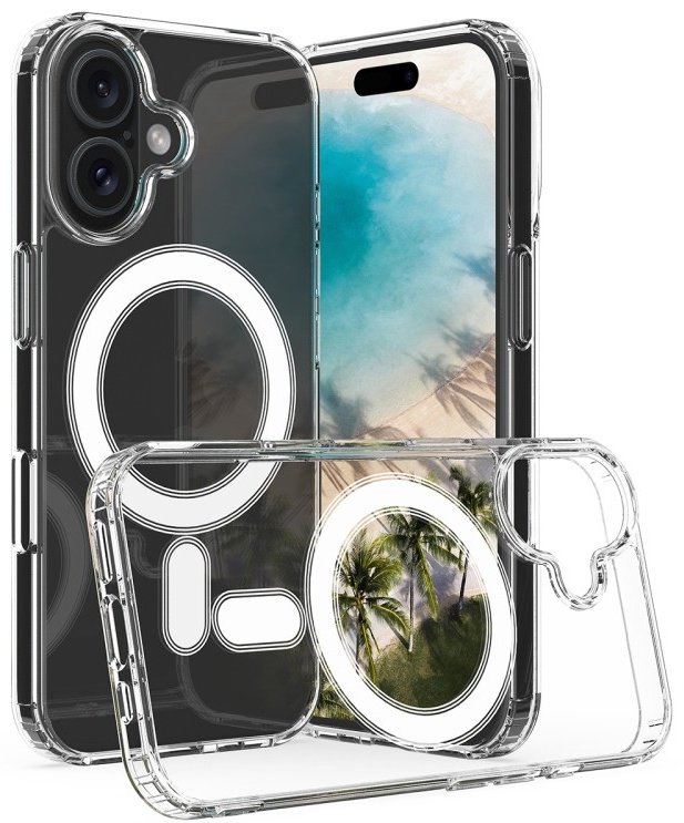 Чехол для Apple iPhone 16 прозрачный купить,498