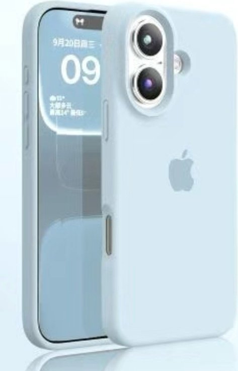 Чехол для Apple iPhone 16 голубой купить,521