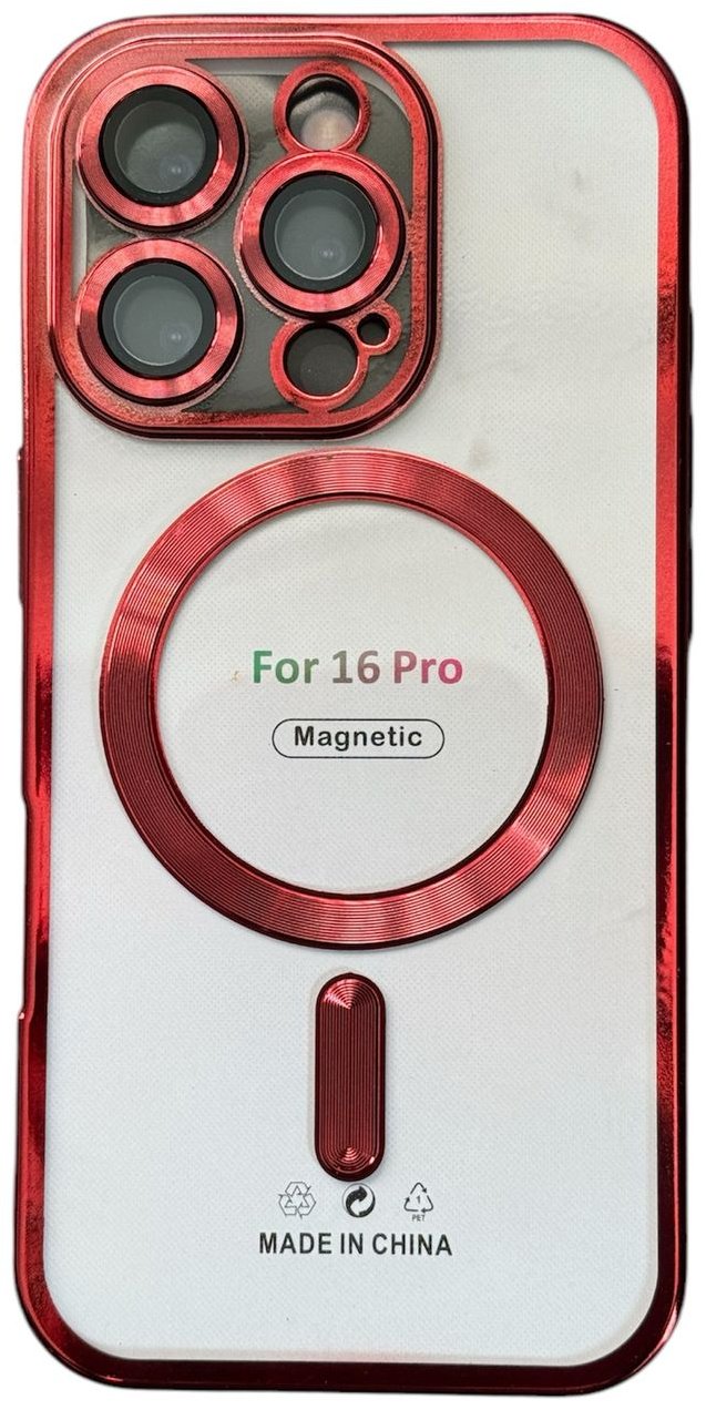 Чехол для Apple iPhone 16 Pro красный купить,970