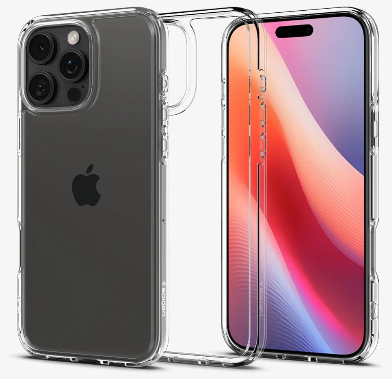 Чехол Spigen для Apple iPhone 16 Pro прозрачный