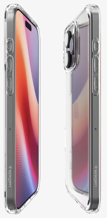 Чехол Spigen для Apple iPhone 16 Pro прозрачный