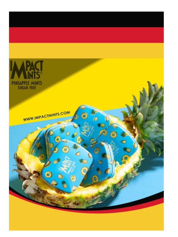 Конфеты-драже Impact mints без сахара освежающее ананас 14 г купить,NaN