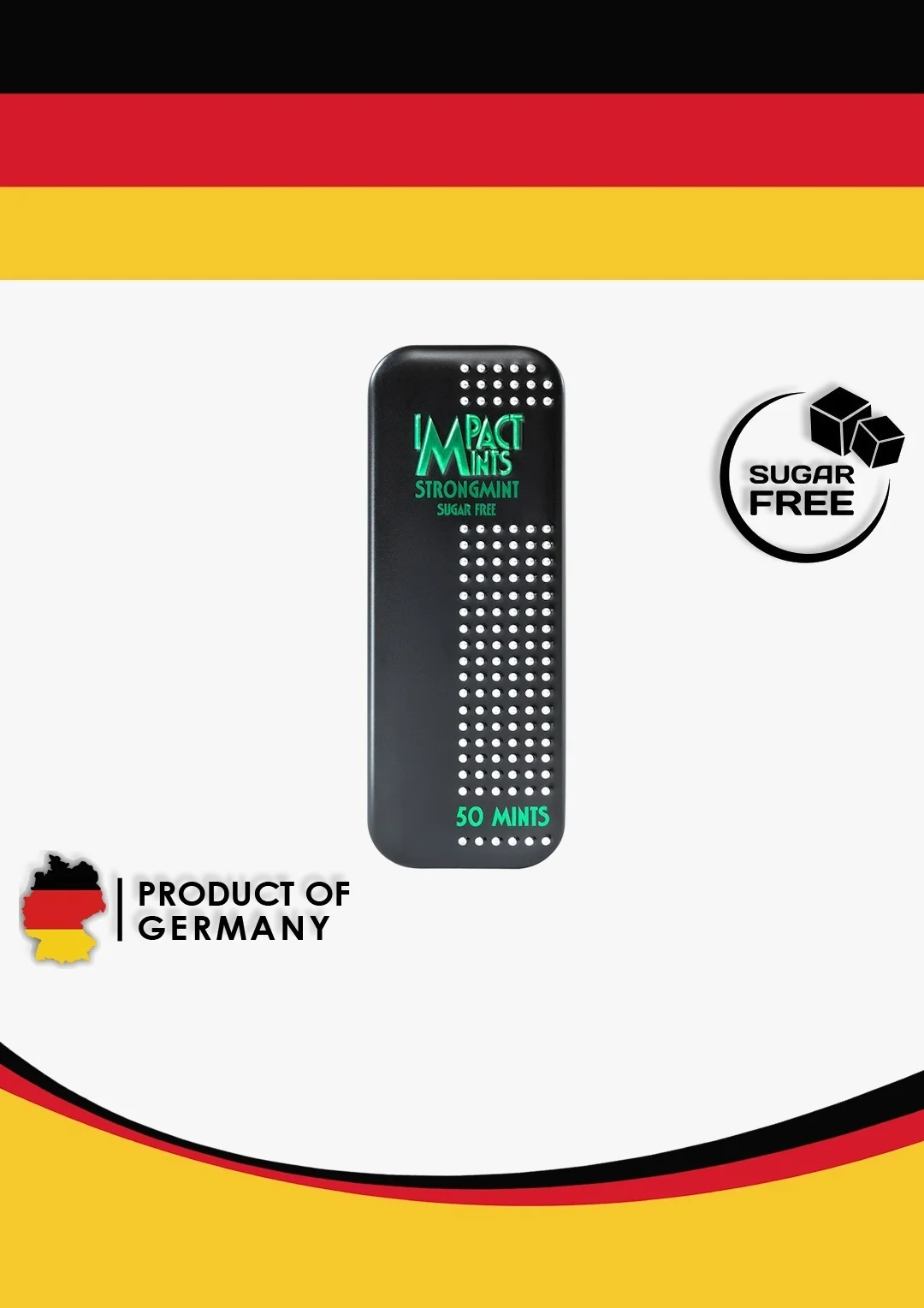 Конфеты-драже Impact mints slim без сахара освежающее сильная мята 9г 50шт купить,NaN