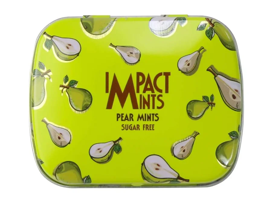 Конфеты-драже Impact mints без сахара освежающее груша 14 г купить,NaN