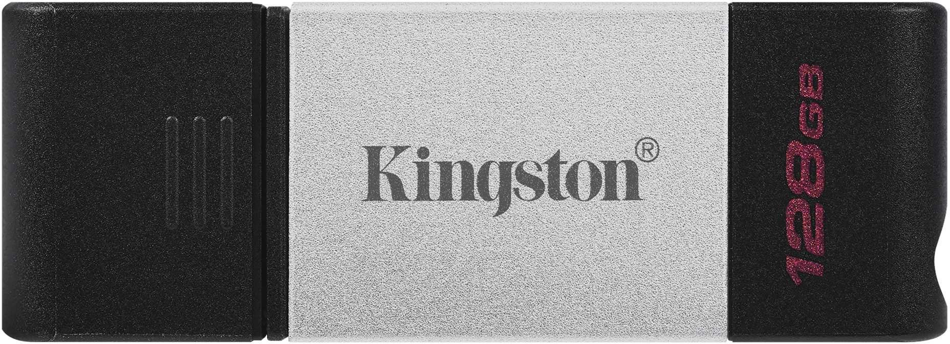 USB-флешка Kingston DT80/128GB 128Gb серебристо-черная