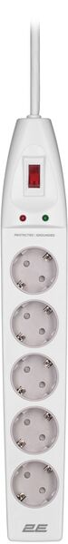 Сетевой фильтр 2E 5XSchuko 2E-SP515M2WH 2m White купить,NaN