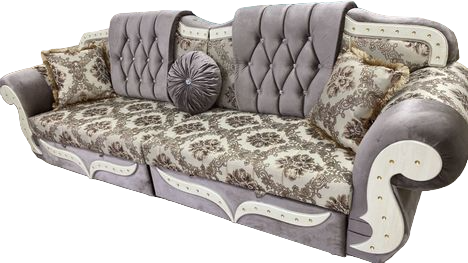 Диван Aibyn Comfort Шах 300 300x85 см фиолетовый купить,426930