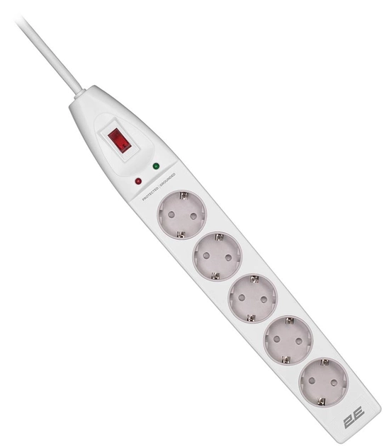 Сетевой фильтр 2E 5XSchuko 2E-SP515M3WH 3m White купить,NaN