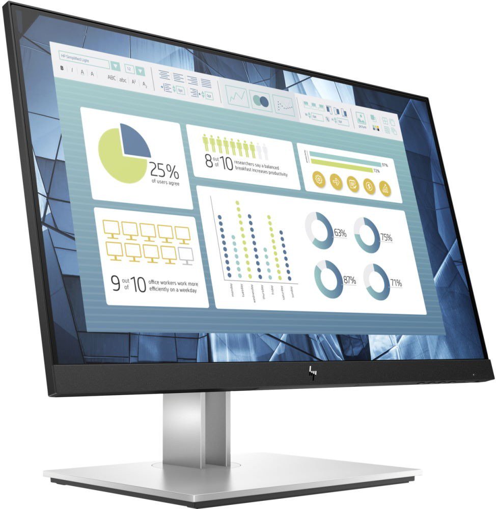 Монитор HP E22 G4 21.5" серебристо-черный купить,0