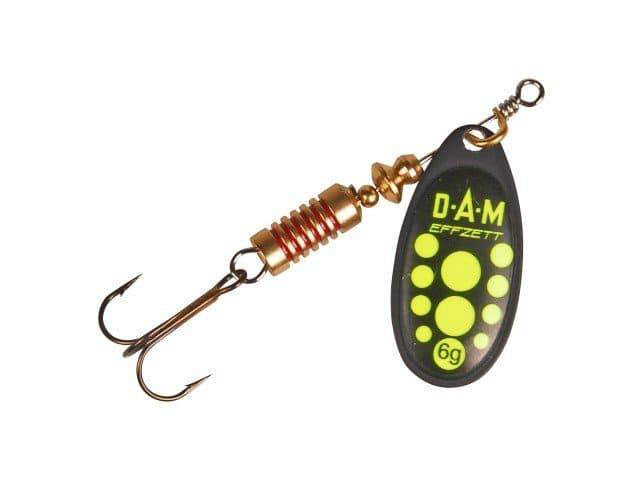Блесна Dam Spinner FZ Standart 4гр черно-желтая купить,NaN