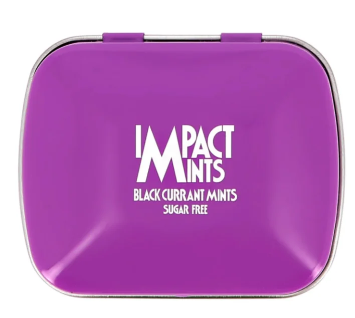 Конфеты-драже Impact mints без сахара освежающее черная смородина 14 г купить,NaN