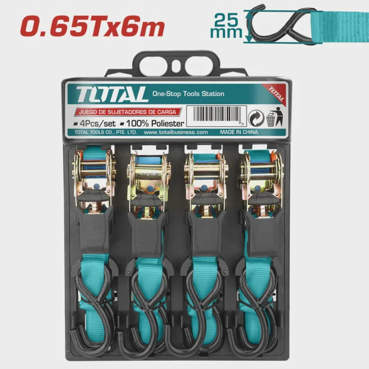 Стяжной ремень Total THTRS065606 6м 0.6т купить,NaN