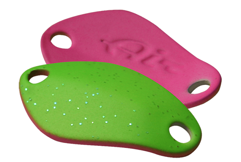 Колеблющаяся блесна SV-Lures 23мм зелено-розовая купить,NaN
