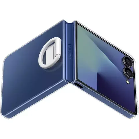 Чехол для телефона SAMSUNG Ring Case Silicone Z Flip7 EF-QF766CTEGRU Transparent  купить,0