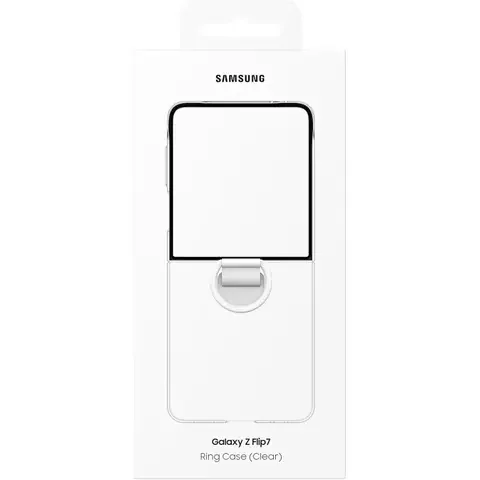 Чехол для телефона SAMSUNG Ring Case Silicone Z Flip7 EF-QF766CTEGRU Transparent  купить,0