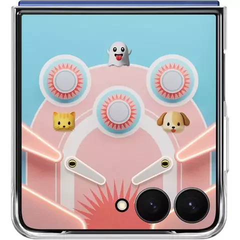 Чехол для телефона SAMSUNG Flipsuit Case Z Flip7 EF-ZF766CTEGRU Transparent