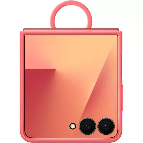 Чехол для телефона SAMSUNG Ring Case Silicone Z Flip7 EF-PF766TREGRU Red