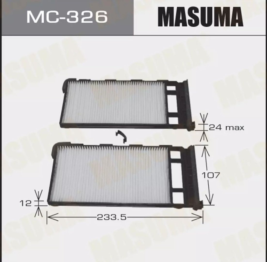 MASUMA воздушный фильтр MC-326 купить,11953