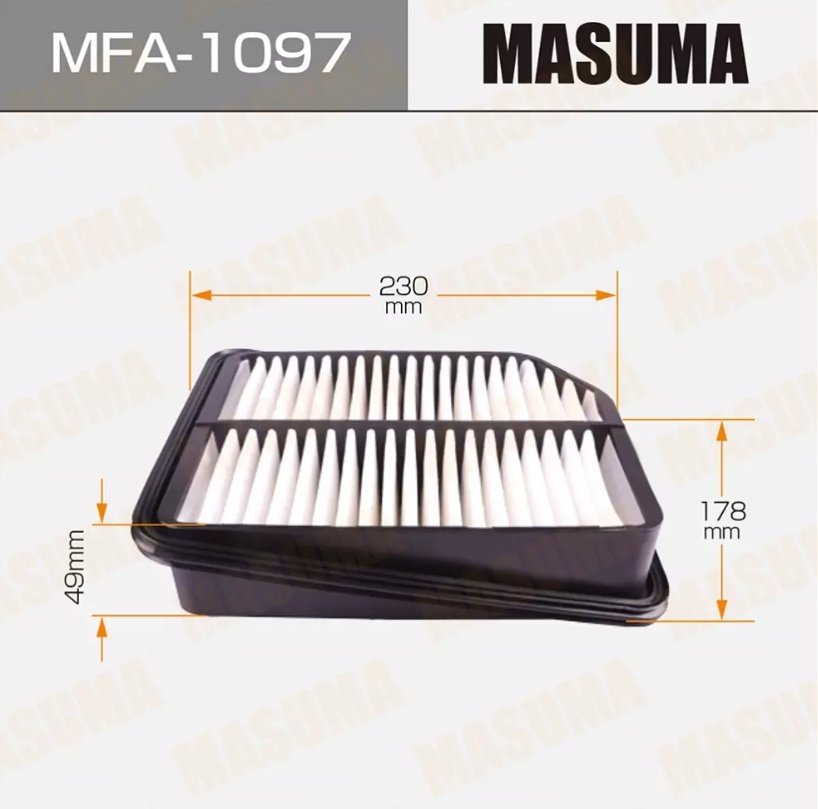 MASUMA воздушный фильтр MFA-1097 купить,3588