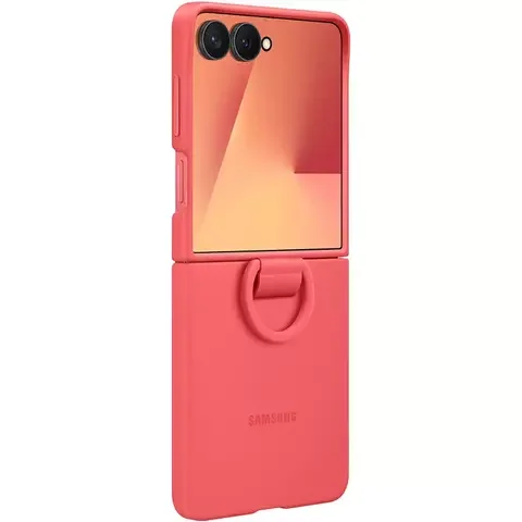 Чехол для телефона SAMSUNG Ring Case Silicone Z Flip7 EF-PF766TREGRU Red купить,0