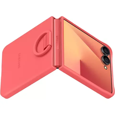 Чехол для телефона SAMSUNG Ring Case Silicone Z Flip7 EF-PF766TREGRU Red купить,0