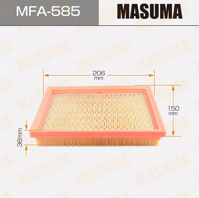 MASUMA воздушный фильтр MFA-585 купить,3203