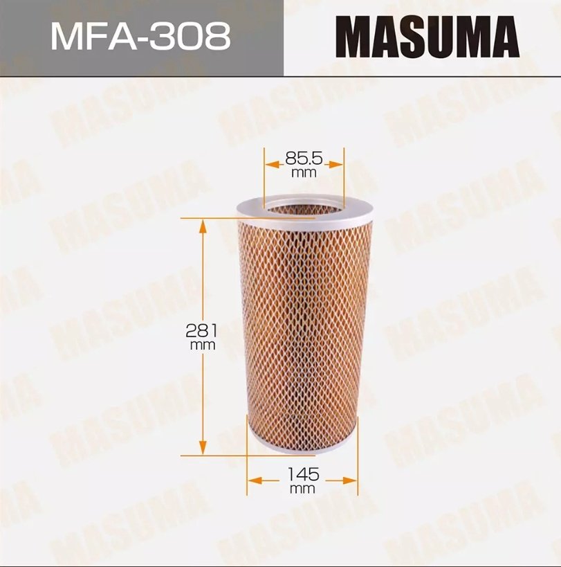 MASUMA воздушный фильтр MFA-308 купить,6571