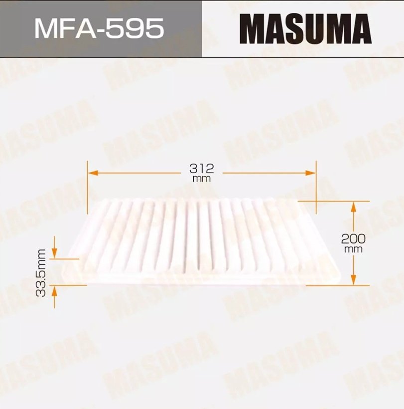 MASUMA воздушный фильтр MFA-595 купить,4321