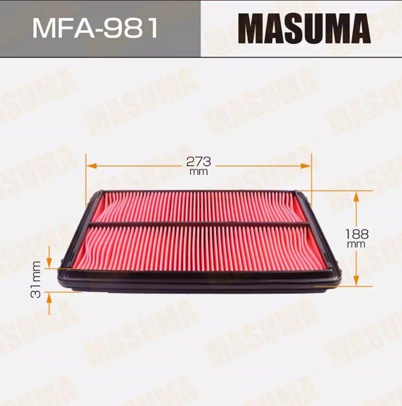 MASUMA воздушный фильтр MFA-981 купить,4177
