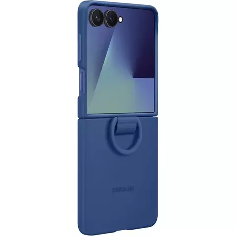 Чехол для телефона SAMSUNG Ring Case Silicone Z Flip7 EF-PF766TNEGRU Blue