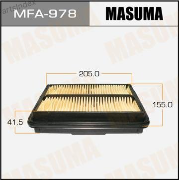 Masuma Фильтр Воздушный MFA978 купить,3337