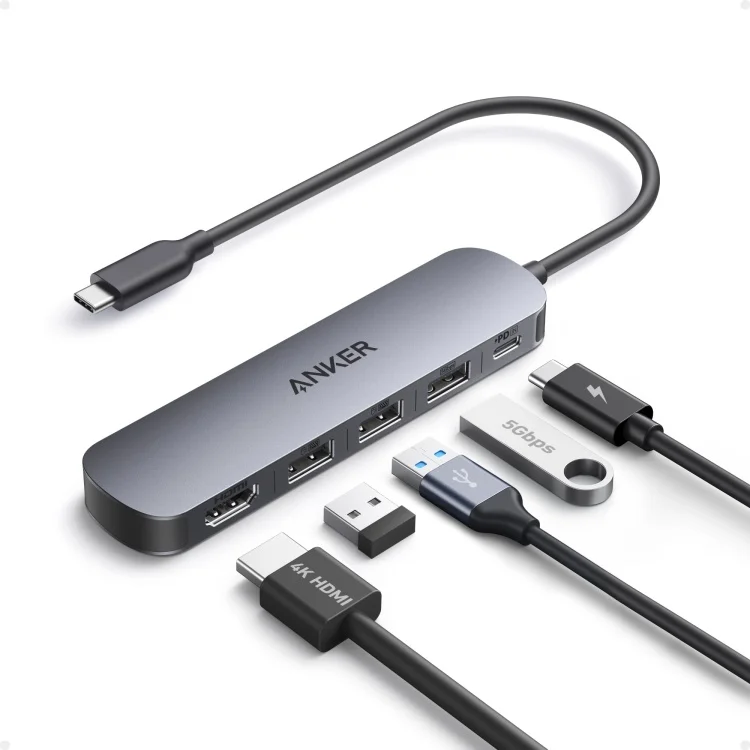 USB Hub Anker A8357HA0 Grey купить,NaN