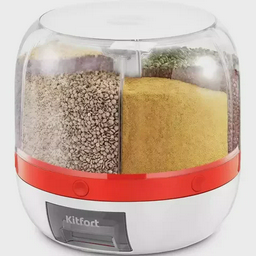 Диспенсер для сыпучих продуктов Kitfort КТ-1279 White