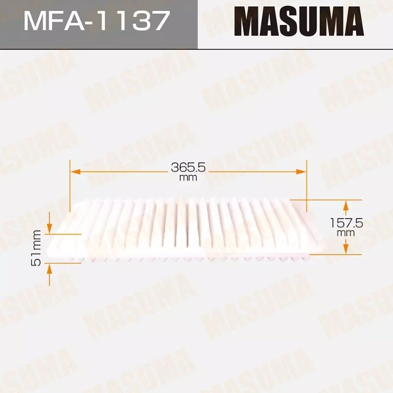 MASUMA воздушный фильтр MFA-1137 купить,2985