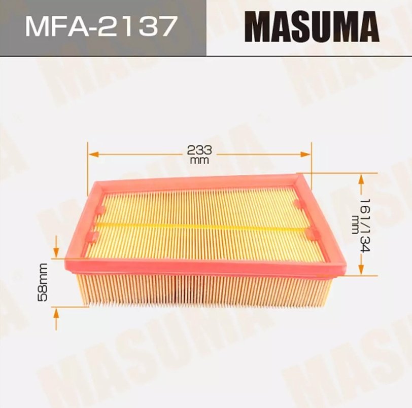 MASUMA воздушный фильтр MFA2137 - ForteMarket MASUMA воздушный фильтр MFA2137 купить,4205